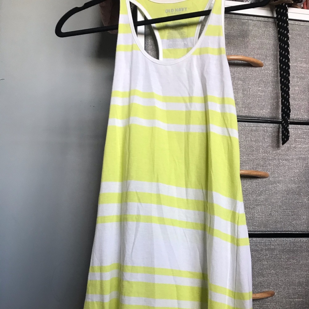 Neon Yellow/White Dress